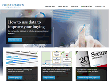 Tablet Screenshot of nextenders.com